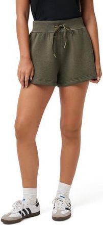Travis Mathew Cloudscape Sweat Shorts in Heather Grape Leaf at Nordstrom Rack, Size X-Large