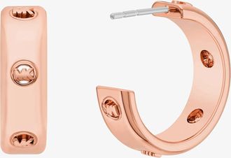 Michael Kors Logo Huggie Earrings
