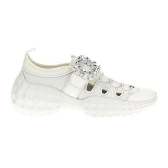 Roger Vivier Viv Run Light Trekky Trainers - female - Roger Vivier - Sneakers - White - 7 UK - Shoes