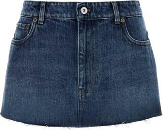 Miu Miu Denim Mini Skirt