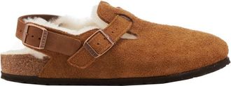 Birkenstock Tokio Shearling Mink Slides