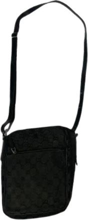 Gucci Pre-owned Cross Body Bags, female, Black, Size: ONE SIZE Pre-owned Vintage Cross Body Bag