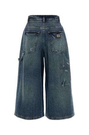 Dolce & Gabbana Ftdggdg8od4 S9001 Varianteabbinata Exterior: Cotton Pantaloni Trousers