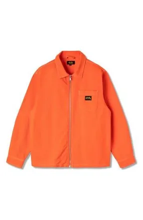 Stan Ray Zip Cotton Shirt Jacket in Faded Red Bedford at Nordstrom Rack, Size Small