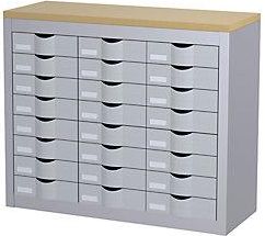Paperflow Paperflow - Puesto De Clasificaci&oacute;n Con Cajones 3 Hileras 24 Cajones