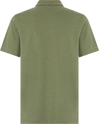GANT Mens Polo Shirt Green Cotton T-shirts And Polos
