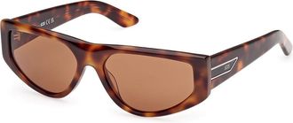GCDS GD0055 52E Womens Sunglasses Tortoiseshell Size 56