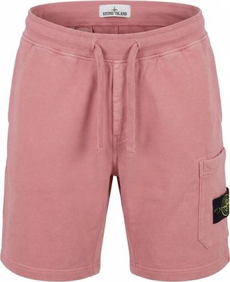 Stone Island Organic Cotton Fleece Shorts