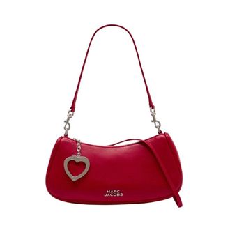 Marc Jacobs Schoudertas met Handboeien Bedel - Dames - Schoudertassen - Rood - ONE Size - Leer - Tassen