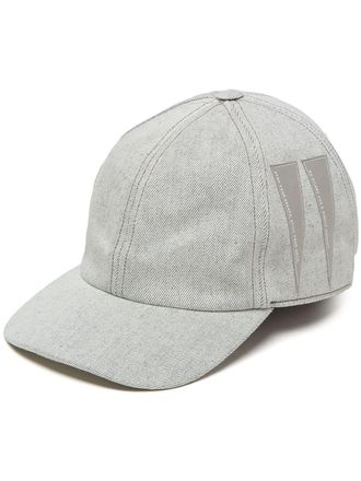 Rick Owens Cappello da baseball con applicazione logo - Toni neutri