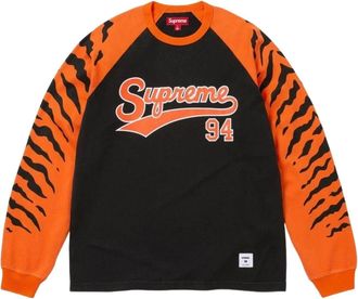 SUPREME SS26 Tiger Raglan L/S T-Shirt Black SUP-SS26-123-BLK