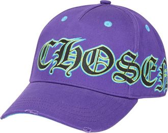 Philipp Plein Accessoires, unisex, Paars, ONE Size, Katoen, Baseball Cap Gothic Plein