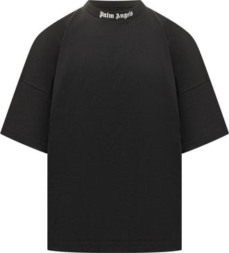 Palm Angels Black Crew Neck T-Shirt