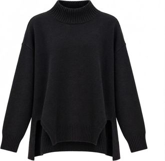 Kaos Maglione a collo alto in lana - - Knitwear - Donna - Nero - S