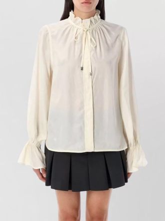 Ganni tie shirt