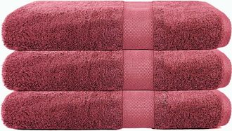 Blanc Avenue Juego de 3 toallas grandes de ba&ntilde;o 100x150 cm 500 gr/m&sup2; 100% algod&oacute;n