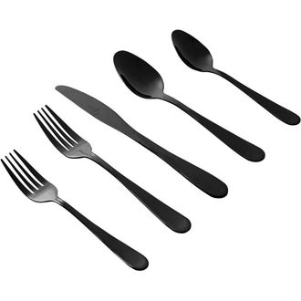 Gibson Stravidia 20 Piece Flatware set Stainless Steel in Black at Nordstrom