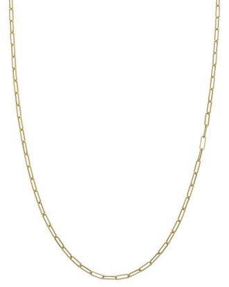 Italian Gold, Inc 10K 2.5Mm Polished Paperclip Necklace