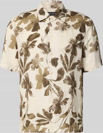 Marc O'Polo Relaxed Fit Freizeithemd aus reinem Leinen in Hellbraun, Gr&ouml;&szlig;e XXXL