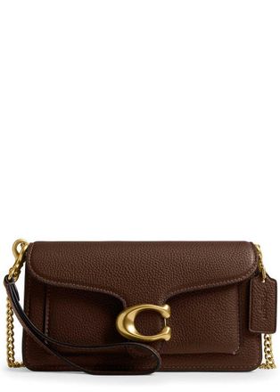 Coach Tabby 19 Grained Leather Wristlet bag - Brown - One Size