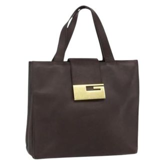 Gucci Pre-owned Tote Bags, female, Brown, Size: ONE SIZE Pre-owned Vintage Tote Bag