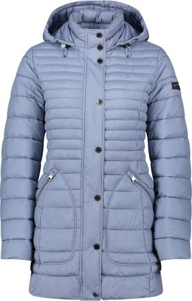 Betty Barclay Jassen, Dames, Blauw, 3Xl, Leer, Gewatteerd jack met opstaande kraag