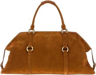 Alexander McQueen Bruine Leren Tassen - Dames - Handtassen - Bruin - ONE Size - Leer - Tassen