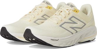 New Balance Womens Fresh Foam X 860 V14 Running Shoe, Calcium/Sea Salt/Clementine, 8