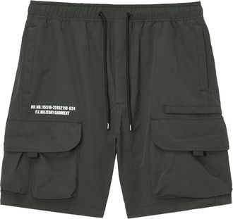 Fingercroxx Shorts cargo con coulisse - Grigio