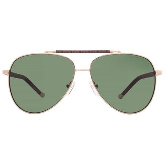 Michael Kors Green Pilot Ladies Sunglasses MK1146 10143H 59