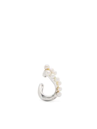 Beatriz Palacios Ear cuff - Argento