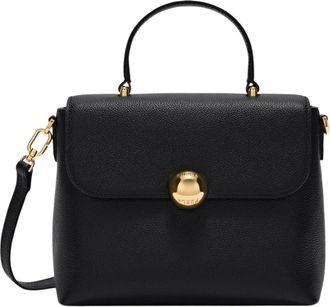 Furla Moonlight Top Handle S - Dames - Handtassen - Zwart - ONE Size - Leer - Tassen