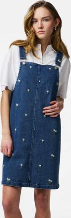 Pieces Spencer - Vestito in denim blu medio