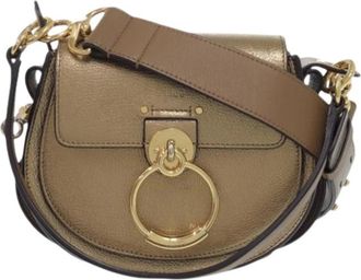 Chlo&eacute; Pre-owned Schoudertas - Dames - Vintage Schoudertas - Bruin - ONE Size - Leer - Vintage
