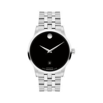 Movado Museum Automatic Black Dial Mens Watch 0608030