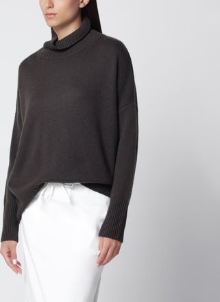 Lisa Yang Maglione Heidi in cashmere verde scuro