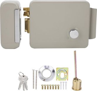 OEM Cerradura El&eacute;ctrica De 2 Cables, 9-12 V, Con Sistema Antirrobo Sensible Y Acceso Seguro A Puertas Para El Hogar