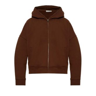 Entire studios Zip-throughs, unisex, Brown, Size: 2XS Cotton Sweatshirt