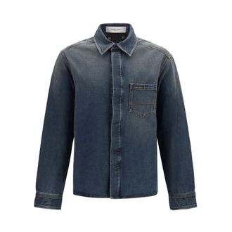 Golden Goose Roger Denim overhemd - Heren - Overhemden - Blauw - Maat: M Denim