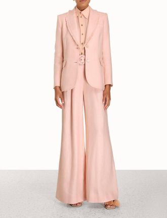 Zimmermann Womens Wonderland Jacket In Blush