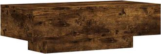 vidaXL Vidaxl - Mesa De Centro Madera De Ingenier&iacute;a Roble Ahumado 100x49,5x31cm