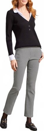 Tribal Pull-On Knit Pant In Black