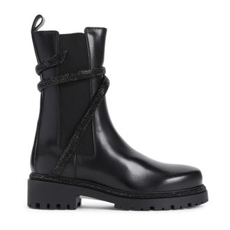 Rene Caovilla Dames, Schoenen, Zwart, Maat: 41 EU Leer
