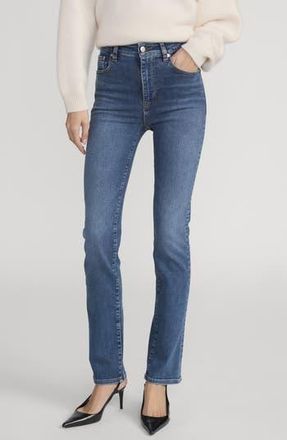 Frame Denim The Pencil High Waist Slim Straight Leg Jeans in Foxley at Nordstrom Rack, Size 24