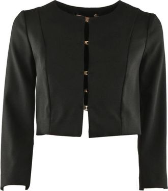 Pennyblack Jassen, Dames, Zwart, L, Acetaatjassen en blazers