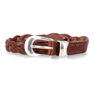 Our Legacy Belts, unisex, Brown, Size: 100 CM 2 cm Braided Belt