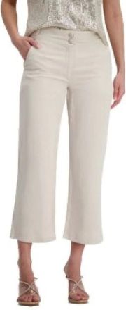 Monari Dames, Broeken, Wit, Maat: S