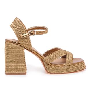 Castaner Valle/142 Sandal - female - Casta&ntilde;er - High Heel Sandals - Yellow - 7 UK - Shoes