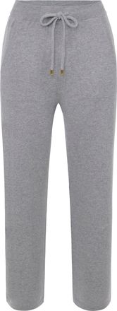 Elisabetta Franchi Relaxed Fit Straight Leg Trousers with Drawstring Waistband