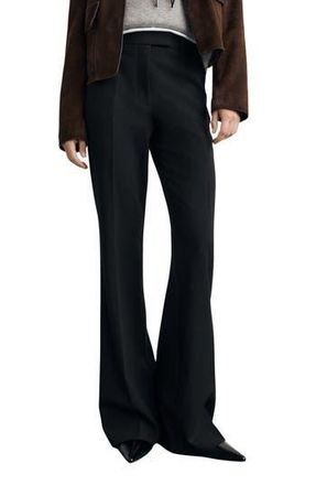 Mango Emma Flare Pants in Black at Nordstrom Rack, Size 4